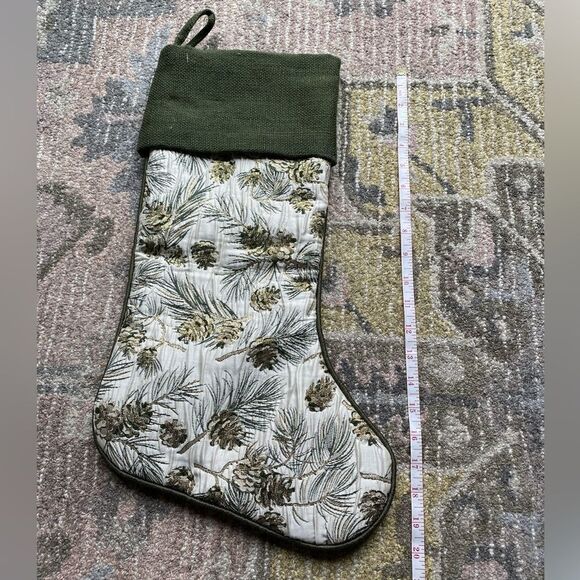 Simple Pinecone  Branch Stocking - Picture 2 of 6